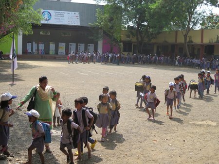 Kids Leaving School 2 Copy